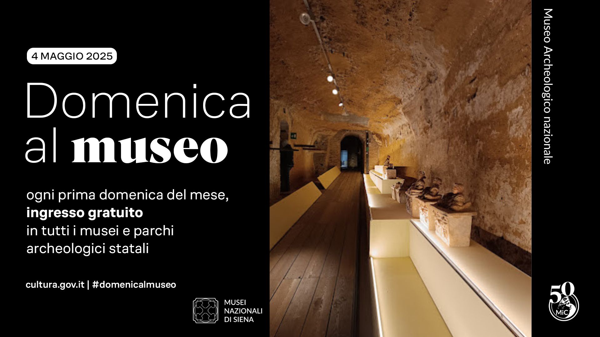 4 maggio 2025, Museo Archeologico Nazionale di Siena: "Domenica al Museo"